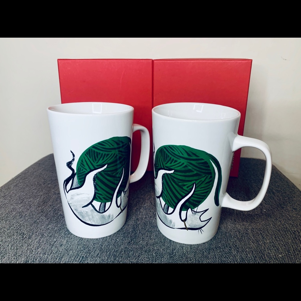 Brand New- Starbucks Kitten Mugs (pair)